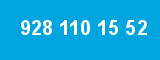 928 110 15 52